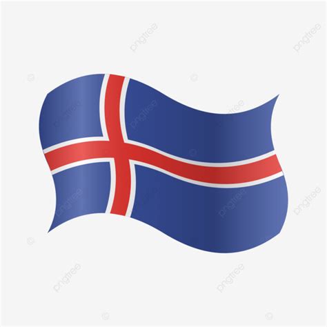 Iceland Flag, Iceland, Flag, Iceland Flag Shinning PNG and Vector with Transparent Background ...