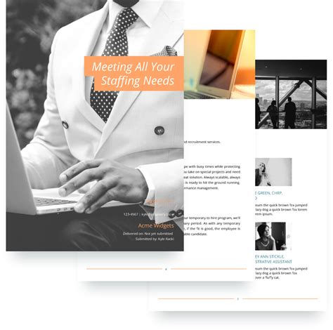 Staffing Proposal Template | Proposify [Free Trial]