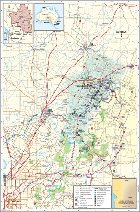 Barossa Valley map