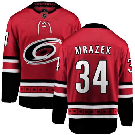 Carolina Hurricanes Fanatics Branded Home Breakaway Custom Jersey - Red ...