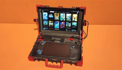 This custom Steam Deck case is giving us portable PS2 vibes