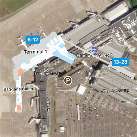 Edinburgh Airport Map | EDI Terminal Guide