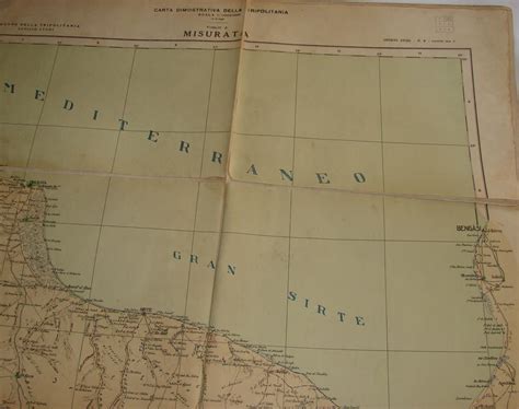 Italian map of Tripolitania | Histoire d antan