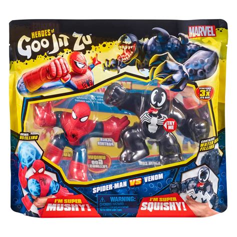 Heroes of Goo Jit Zu Licensed Marvel Versus Pack - Spider-Man vs Venom: Buy Online in UAE at ...