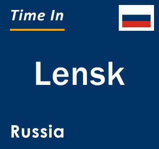 Current Time in Lensk, Russia