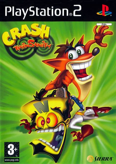 Crash Twinsanity (2004) PlayStation 2 box cover art - MobyGames