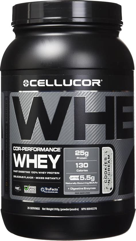 Cellucor Cor-Performance Pure Whey Protein, Isolate & Whey Concentrate ...