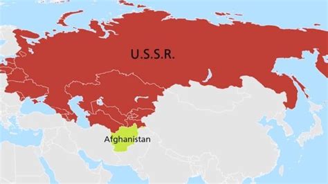 Soviet Afghanistan War Map