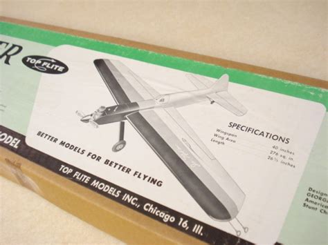 ** TOP FLITE ** JR. NOBLER ** CONTROL LINE MODEL AIRPLANE KIT ** | eBay