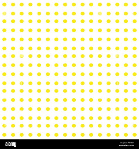 Yellow Polka Dot Pattern. Vector dots seamless ornament for fabric print, wrapping paper ...