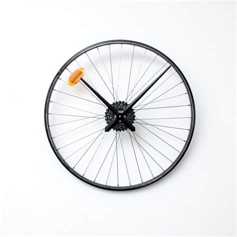 Bicycle Wheel Clock Oversized Wall Clock Unusual Wall Clock - Etsy