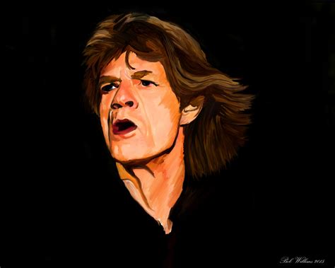 Mick Jagger Digital Painting Free Stock Photo - Public Domain Pictures