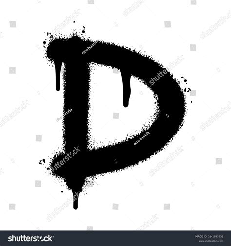 Spray Painted Graffiti Font D Sprayed Stock Illustration 2241893251 ...