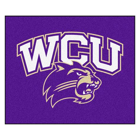 FanMats® 650 - Western Carolina University 59.5" x 71" Nylon Face Tailgater Mat with "WCU ...