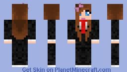 Girl in Suit (Request) Minecraft Skin