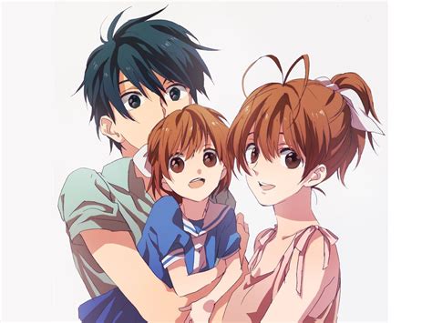 Tomoya. Nagisa, and Ushio Okazaki - Clannad | Clannad, Clannad anime ...