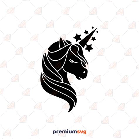 Unicorn SVG Bundle Cut File for Cricut Colorful Unicorn Head Vector Digital Download Wall Décor ...