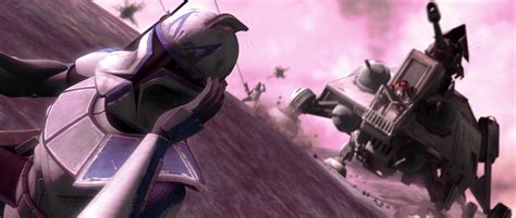 Rex and the troopers scale the cliff, with an AT-TE close behind. Star Wars Rebels, Star Wars ...