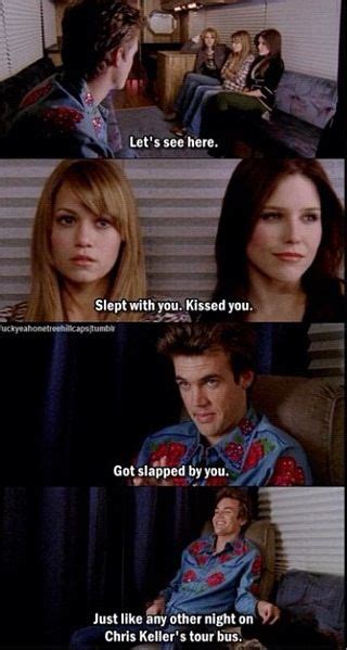 Oh Chris Keller! "You're looking a little plump Hales" | One tree hill, One tree hill quotes ...