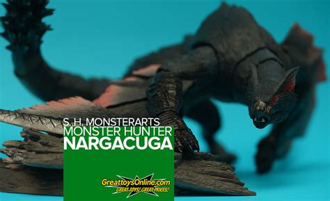 Toy Review: S.H.MonsterArts Monster Hunter Nargacuga Figure