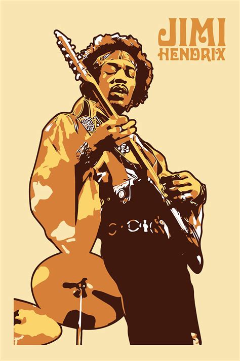 Jimi Hendrix Poster on Behance