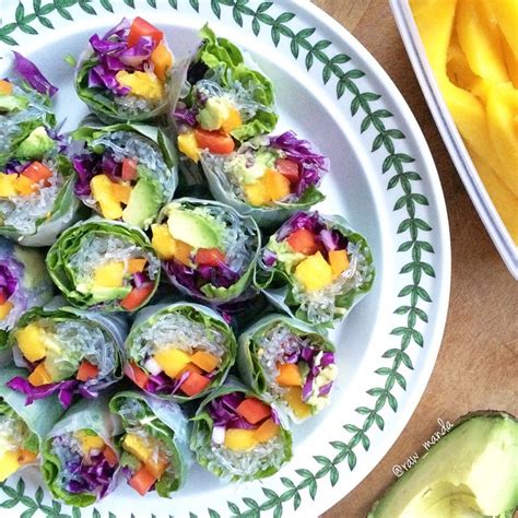 Rainbow Rice Paper Wraps recipe | thefeedfeed.com