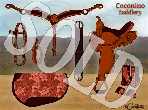 Barrel Racing Tack Set - SOLD by daggerstale on DeviantArt