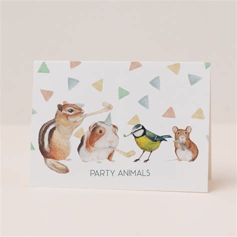 Party Animals Card – Mister Peebles