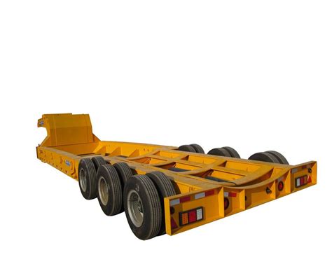 Best Selling Low Bed Truck Trailer for Equipment Transportation - My ...