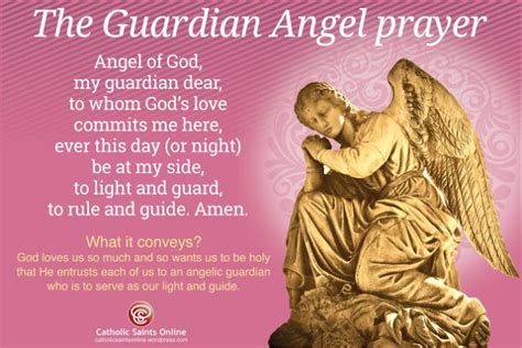 The Guardian Angel Prayer - Go to Mary