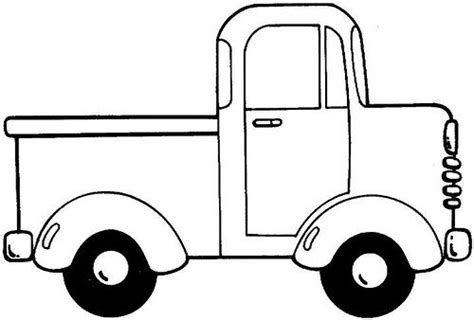 Pick-up Truck Coloring Page