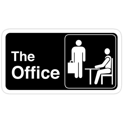 "The Office TV Show Logo" Stickers by Chris Jackson | Redbubble