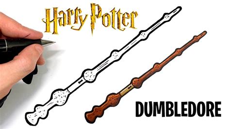 Harry Potter Wand Drawing Harry potter wand vectors 96