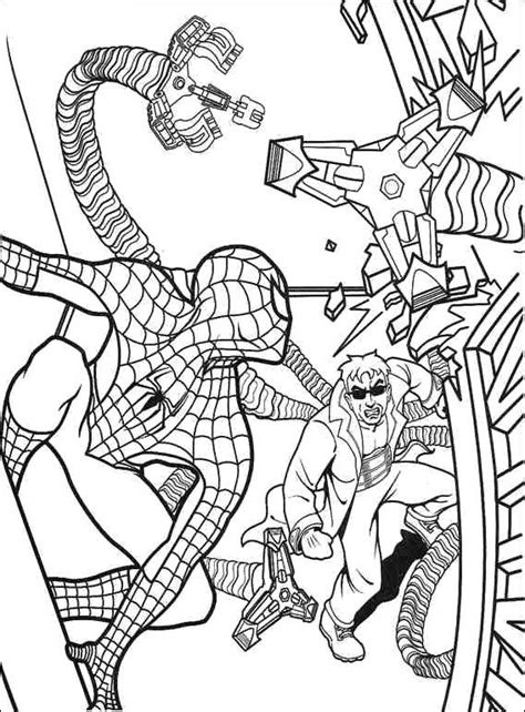 Spider Man Doc Ock Coloring Pages - SiennaaxCastro