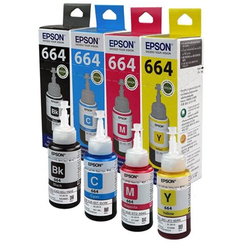 Epson 644 Ink (Blk,C,Y,M) 1set | Shopee Philippines