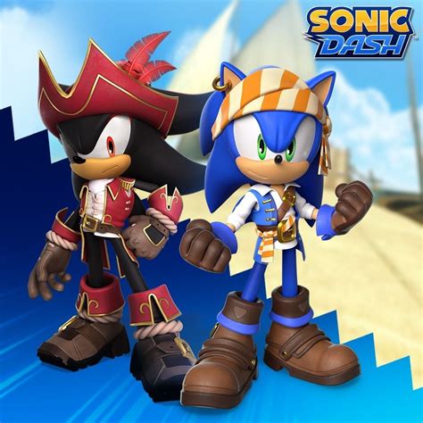 SEGA HARDlight on Instagram: “It’s a pirate's life for you! Pirate Sonic and Captain Shadow are ...