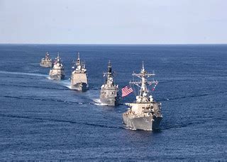 U.S. Navy and Japan Maritime Self-Defense Force ships part… | Flickr