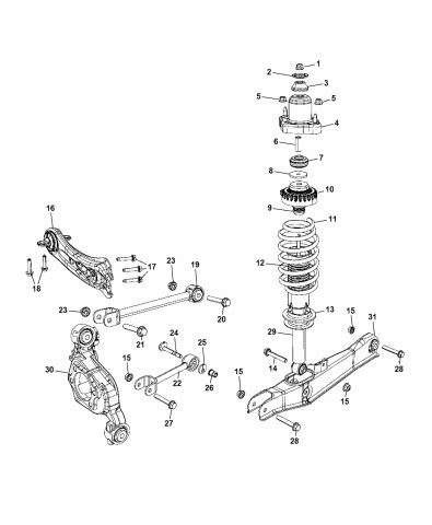 Suspension - Rear - 2019 Dodge Journey