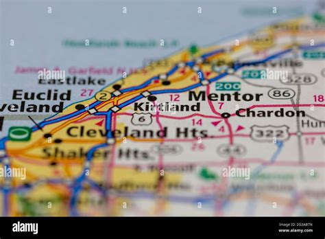 Map of kirtland hi-res stock photography and images - Alamy