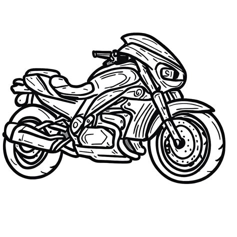 Very Nice Motorbike coloring page - Download, Print or Color Online for ...