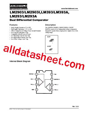 LM393N Datasheet(PDF) - Fairchild Semiconductor