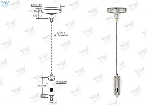 Wire Length Adjustable Cable Grippers Wire Hanging System For Suspension