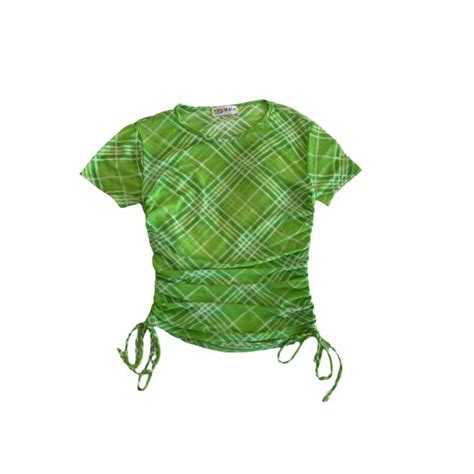 Lime Green Crop Tops - Etsy