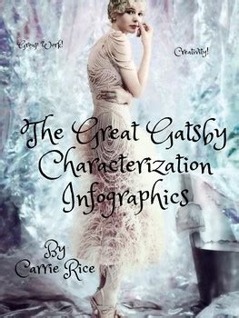 The Great Gatsby Characterization with Infographics! by Carrie Rice