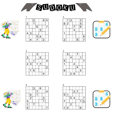 120 Pcs Sudoku, 7x7 Sudoku Puzzles, Sudoku Puzzles, Medium Level, 120 Printable Medium Sudoku ...