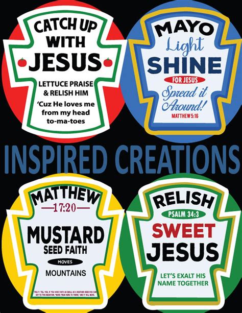 Condiment Silhouette Bundle | Funny christian quotes, Bible humor, Christian posters