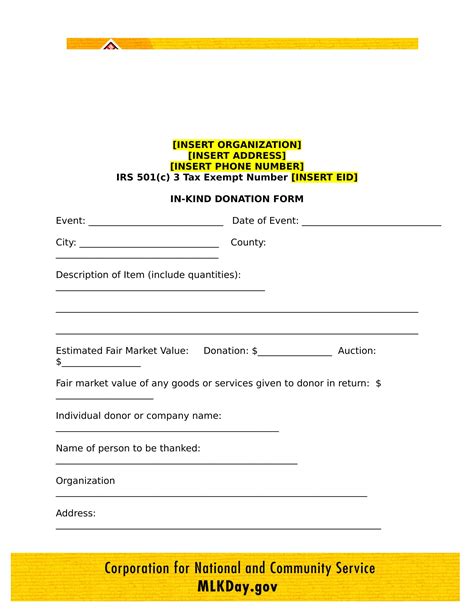 FREE 4+ Nonprofit Donation Forms in PDF | MS Word