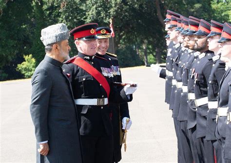 In Pictures: His Majesty patronises graduation ceremony at Sandhurst ...