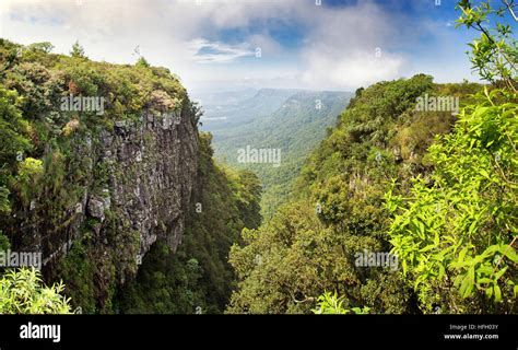 Panorama from God's Window along the Blyde River Canyon, Mpumalanga ...