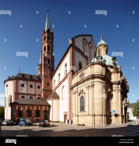 Wuerzburg Cathedral, Dom St. Kilian with Schoenborn Chapel Stock Photo ...